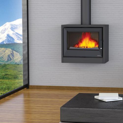 E1000 FREESTANDING WOOD BURNING FIREPLACE STOVE CALORE SUSTAINABLE ENERG-600x600