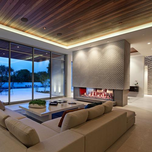 VENEZIA-200 BUILT-IN GAS BURNING FIREPLACE STOVE CALORE SUSTAINABLE ENERGY